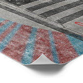 Poster 11 septembre Drapeau du Souvenir Imprimer (Coin)