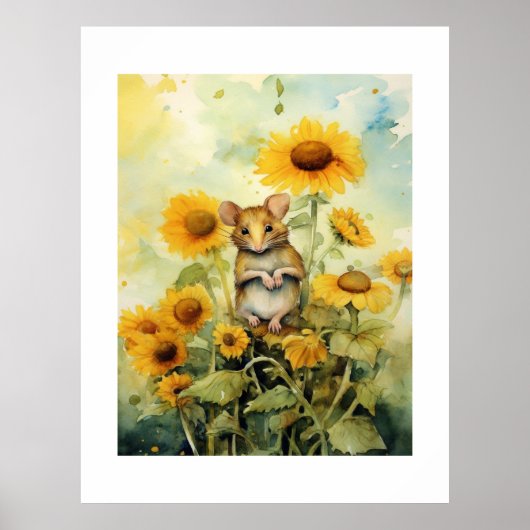 Poster 11 sur 17 Jardin de tournesol Miceville (Devant)