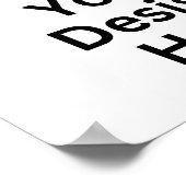 Poster 11 x 8,5 po d'impression personnalisée (Coin)