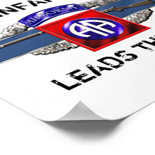 Poster 11B 82e division aéroportée (Coin)