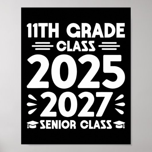 Poster 11e année Cl de 2025 Future Senior Cl de 2027 (Devant)