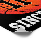 Poster 11e Anniversaire de basket-ball Lover 11 ans Vinta (Coin)