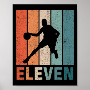 Poster 11e anniversaire Retro Amateurs de basket-ball Gar