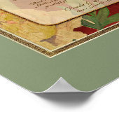 Poster 11x14 Anniversaire, Amour Chapitre 1 Corinthiens 1 (Coin)