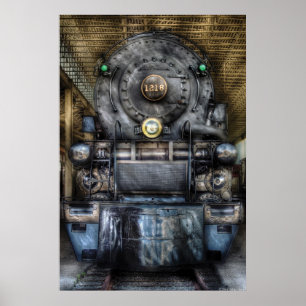 Poster 1218 - Norfolk Western, Classe A - 1218 - Vue avan