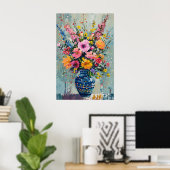 Poster 1283 Floral (Bureau à domicile)