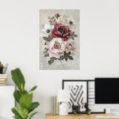 Poster 1286 Floral (Bureau à domicile)