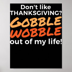Poster 128.Tee-shirt Funny GOBBLE