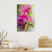 Poster 1296 Floral (Cuisine)
