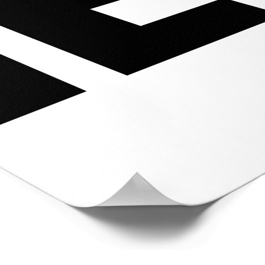 Poster - 12,5 x 23 (Portrait), Finition Matte (Coin)