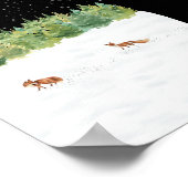 Poster (12,7 x 17,8 cm) - Wintersceen (Hoek)