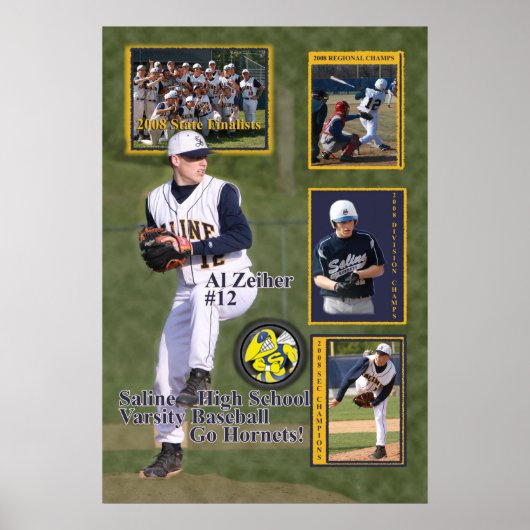 Poster #12 Al 2008 Saline Baseball (Devant)