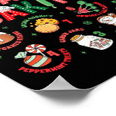 Poster 12 Days Of Baking Baker Christmas Cook Chef Baking (Coin)