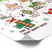 Poster 12 Days Of Chiropractic Christmas Chiropractor  (Coin)