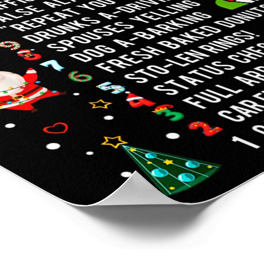 Poster 12 Days Of Dispatching Funny Christmas Dispatcher  (Coin)