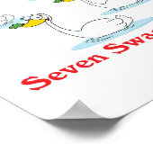 Poster 12 days seven swans a-swimming (Coin)
