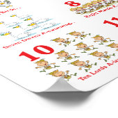 Poster 12 douzièmes jours de noël terminés (Coin)