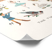 Poster 12 Jours d'art de Noël Imprimer (Coin)