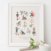 Poster 12 Jours d'art de Noël Imprimer