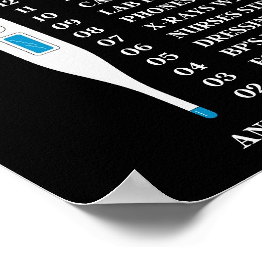 Poster 12 Jours D'Infirmière (Coin)