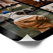 Poster 12 Photo Collage Meilleur Papa Jamais brillant (Coin)