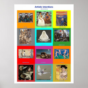 Poster 12 raisons pour lesquelles les artistes créent de