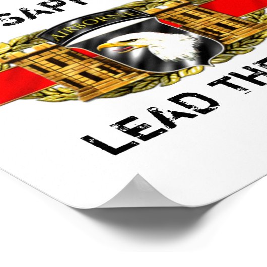 Poster 12B 101e division aéroportée (Coin)