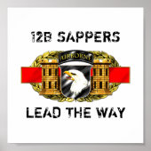 Poster 12B 101e division aéroportée (Devant)