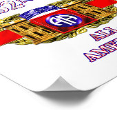 Poster 12B 82e division aéroportée (Coin)