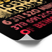 Poster 12e anniversaire 12 ans d'être génial (Coin)