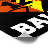 Poster 12e anniversaire Baller Amusant 12 ans Softball Ba (Coin)