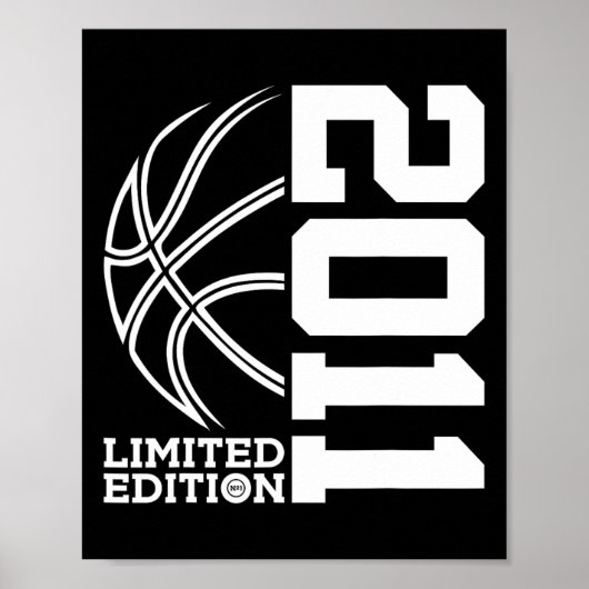Poster 12e anniversaire Basketball Limited Edition 2011 (Devant)