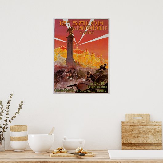 Poster 12e Salon de l'Automobile (Cuisine)