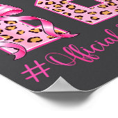 Poster 12th Birthday Girl Nk Coquette Bow Leopard 12 Year (Coin)