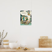 Poster 12x16 avec illustration Vintage pour enfant (Cuisine)
