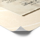 Poster 12x36 Pour Construire un Amour Durable - Crème Ros (Coin)