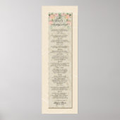 Poster 12x36 Pour Construire un Amour Durable - Crème Ros (Devant)