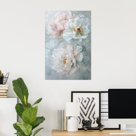 Poster 1302 Floral (Bureau à domicile)