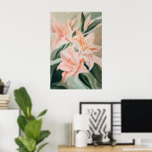 Poster 1303 Floral (Bureau à domicile)