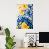 Poster 1304 Floral (Bureau à domicile)