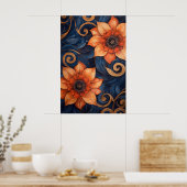 Poster 1306 Floral (Cuisine)
