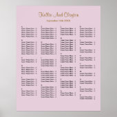Poster 130 Plat de Mariage simple violet (Devant)