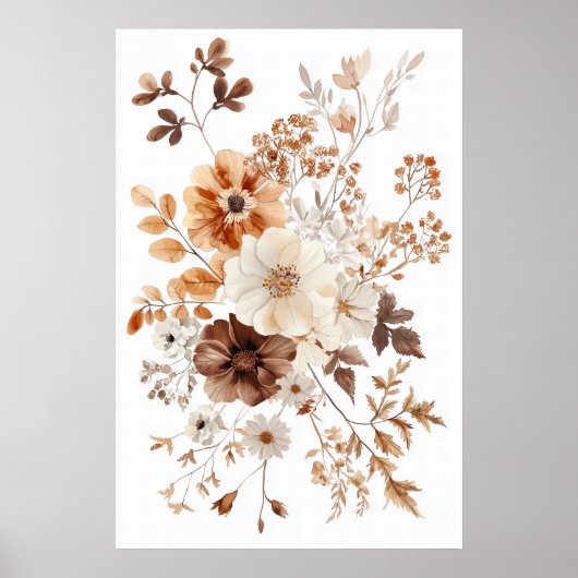 Poster 1320 Floral (Devant)