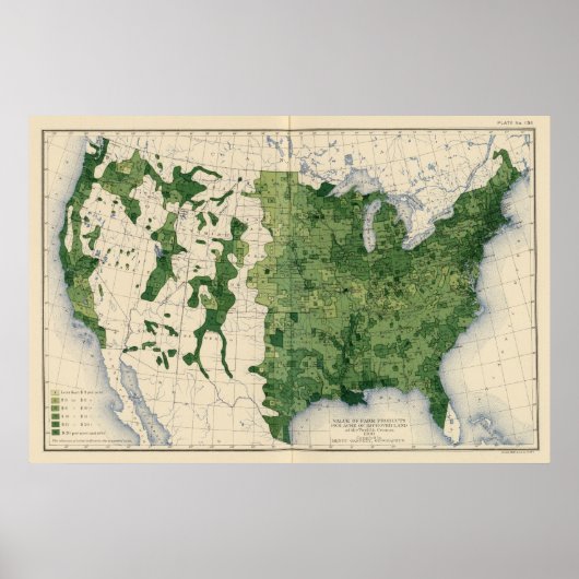 Poster 134 Produits agricoles de valeur 1900 (Devant)