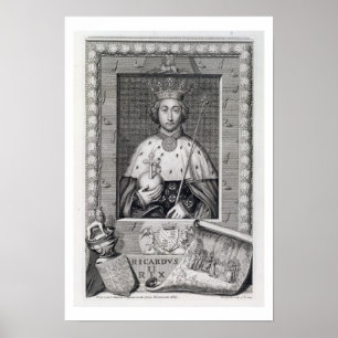 Poster 1367-1400) rois d'Angleterre 1377-99, af de