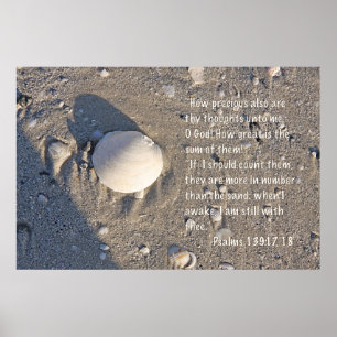 Poster 139:17 de psaumes - 18 impriment, version de Shell