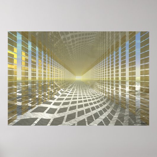 Poster #13-02 Salle d'or : Hall de réflexion de l'espace (Devant)