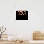 Poster 13,1 Miles Courez Moitié Marathon Coureur Lover (Cuisine)