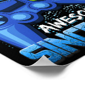 Poster 13 Déverrouillé Awesome 2010 Jeu vidéo garçon 13e  (Coin)