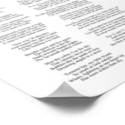 Poster 13 Droomkunst (Hoek)